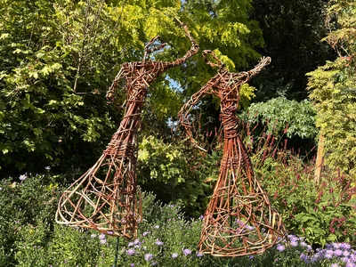 Hostagarten im Herbst